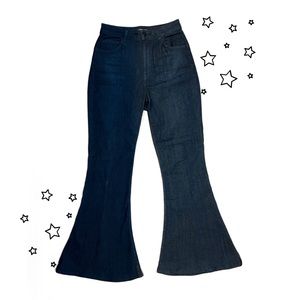 ☆ LEE BODY OPTIX X CUSHNIE DARK WASH BELL BOTTOM / FLARE JEANS SIZE 28/6